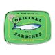 thumbnail image 1 of Bolsa de maquillaje con diseño de sardinas enlatadas, cierre de cremallera, exquisitos patrones de bordado, neceser portátil de viaje, organizador de cosméticos., 1 of 8