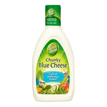 Wish-Bone Chunky Blue Cheese Dressing 15 FL OZ (Pack of 8)