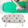 thumbnail image 1 of Mini Ironing Board, Tabletop Ironing Board Portable Mini Ironing Board Foldable Space Saving Easy Moving Portable Small Tabletop Cloth Ironing Board With Wheels For Room, 1 of 8