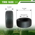 thumbnail image 2 of Hi-Run Knobby SU17 16x8-7 2PR pour karting, ATV/UTV, 2 of 9