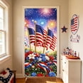 thumbnail image 6 of QuanTara Patriotic Door Cover, 4th of July Door Decoration 70.87x35.43in,independence Day Hanging Background Cloth for Front Door, Wall, Anniversary Celebration, 6 of 6