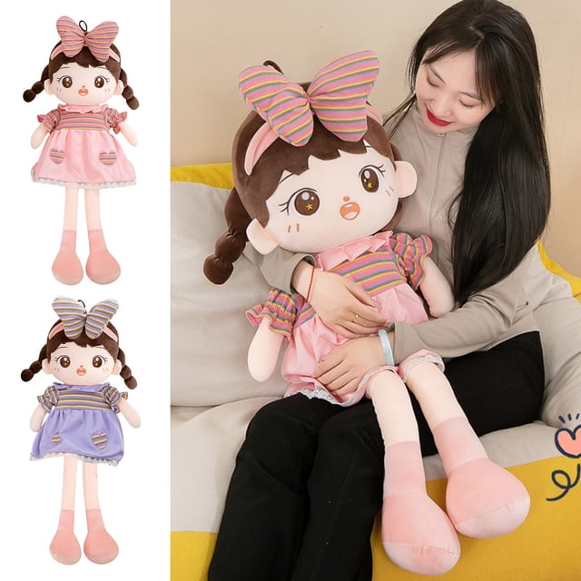 Xihbxyly Muñeco de Algodón de Peluche, Suave Cojín, Acogedor para Noches Frías, Artesanía Única Hecha a Mano, Regalo Perfecto para Mamás, Amigos, Halloween, Cumpleaños, Tamaño de 60 Cm, Decoración Có