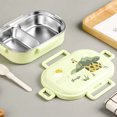 thumbnail image 3 of CAROOTU Thermal Lunchbox Stainless Steel Portable Eco-friendly Food Container with Compartments Leakproof Lunch Box, 3 of 7