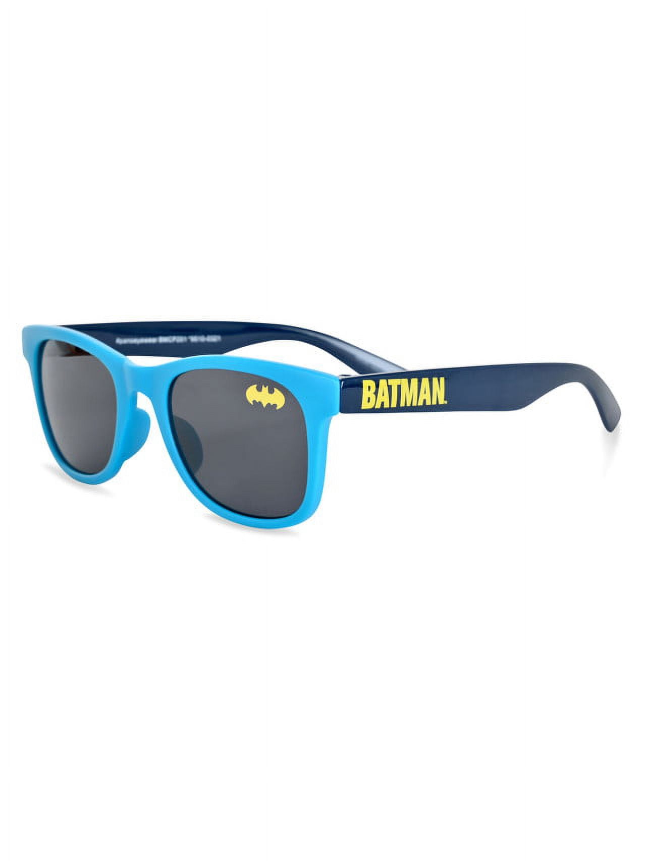Batman Character Sunglasses For Boy's with Zippered Case and Carabiner