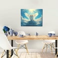 thumbnail image 5 of Logiee Sunshine Cute Winged Cat Print Canvas Wall Art ,Art Poster,Canvas Decorative Picture,Decor Wall Pictures for Living Room Bedroom Bathroom,Ready to Hang, 5 of 6