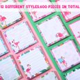 thumbnail image 3 of Sticky Notes Handepo Dog Flamingo, 600 hojas, paquete de 12, 3 of 6