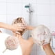 thumbnail image 1 of Toallas de baño con diseño de flores, suaves y que no se desparraman, con un acabado exfoliante, de gran belleza y agradables esponjas de baño., 1 of 9