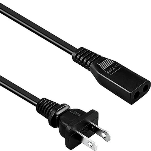 Nuxkst AC Power Cord for KENIC KE-01P E155176 7A 125V 2 Prong Polarized Square Round Plug