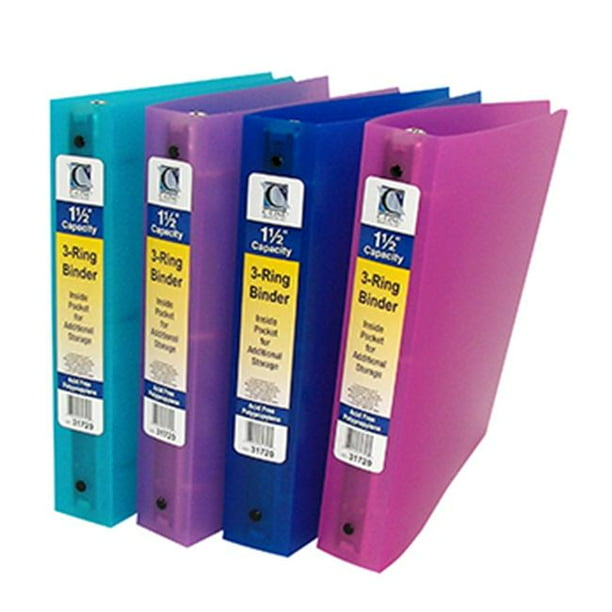 CLine Products Inc CLI31720 C Line 3 Ring Binder 1.5In Capacity