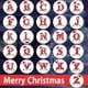 thumbnail image 1 of onlyliua ¡ ¡Promoción de Temporada! Adornos para Árbol de Navidad con 26 Letras, Adorno para Árbol de Navidad Personalizado, Adornos Navideños para Hacer Mismo, Decoración Navideña, Decoración Colgan, 1 of 2