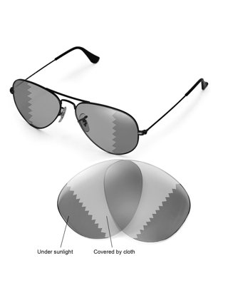 Shadedeye Silver Aviator Sunglasses 85902-16 - The Home Depot