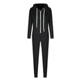 thumbnail image 3 of Timegard Tenues d'Automne pour Femmes 2 Pcs Grande Taille Chandails en Molleton à Manches Longues Leggings Ensembles Décontractés, 3 of 6
