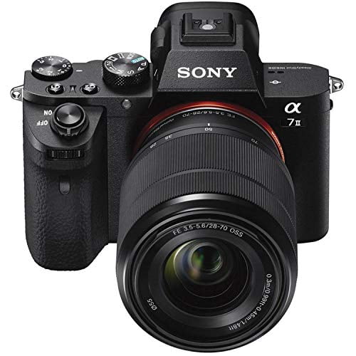 Sony Alpha a7 II Mirrorless Camera with FE 28-70mm f/3.5-5.6 OSS Lens  ILCE7M2K/B With Soft Bag, Additional Battery, 64GB Memory Card, Card Reader  ,