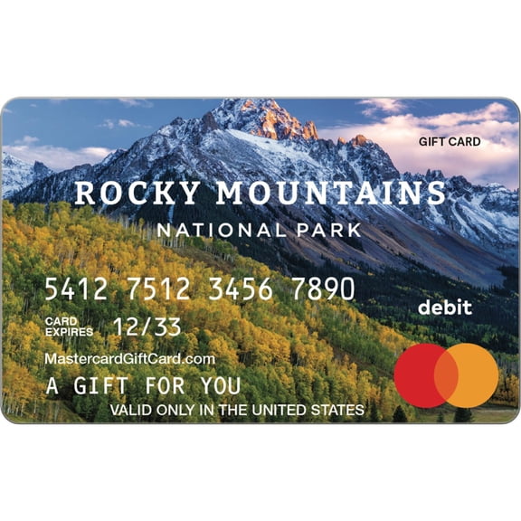 Mastercard® $20-$500 eGift Card Rocky Mtns (Plus $6.84 Purchase Fee) [Email Delivery]