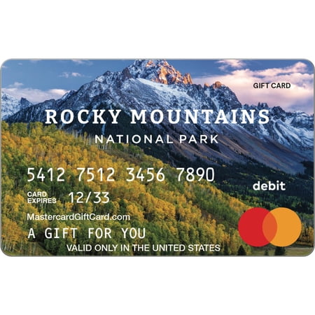 Mastercard® $20-$500 eGift Card Rocky Mtns (Plus $6.84 Purchase Fee) [Email Delivery]