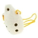 thumbnail image 1 of Flauta Ocarina Alto C de Cerámica Ocarina de 12 Agujeros con Cancionero (Cordón para Cordón kusrkot Cerámica Ocarina 6 hoyos, 1 of 8