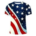 thumbnail image 4 of cllios Funny 4th of July Shirts for Men Patriotic Red White and Blue Graphic Tee Regular Fit Short Sleeve Workout Tops Independence Day Men's Gifts, 4 of 5