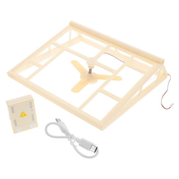 HEANUJJ Miniature Dollhouse Kit with Acrylic Roof - Complete 1 Set for Craft and Home Decoration