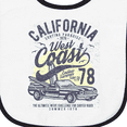 thumbnail image 3 of Inktastic California West Coast Baby Terry Cloth Bib, 3 of 3