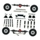thumbnail image 5 of Kit de bricolaje para eje delantero y trasero, varillas de fijación de eje trasero de repuesto, soportes de metal, actualización robusta para coche RC Negro, 5 of 8