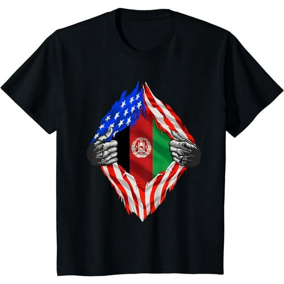 Afghan Tshirt American Afghanistan Flag Afghanistan Veteran T-Shirt