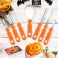 thumbnail image 3 of Kit de Sculpture de Citrouille d'Halloween, Ensemble de Sculpture Professionnel et Robuste, Ensemble de Sculpture de Citrouille en Acier Inoxydable, Outils de Sculpture de Citrouille d'Halloween-cadeau pour halloween (7 Pcs), 3 of 5