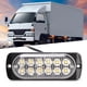 thumbnail image 5 of Luz estroboscópica intermitente de advertencia ultrafina de emergencia para coche, 12LED, lámpara lateral para camión, 12-24V, 5 of 8