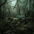 thumbnail image 4 of Fufafayo Holiday Horror Gauze for Nightmare Themed Party Supplies Cobweb Decor Wall Courtyard Entrance Porch Decoration Indoor Outdoor Spooky Hanging Fabric, 4 of 6