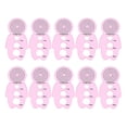 thumbnail image 1 of USHOBE 10Ud Sujetadores De Papel Rose Plástico Para Uso Doméstico Y Proyectos De Manualidades, 1 of 8