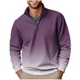 thumbnail image 1 of Blusa y camisa de manga larga con cuello alto para hombre, ropa deportiva para el hogar, pijamas, camiseta de color liso, blusa deportiva de poliéster para hombre, 1 of 4