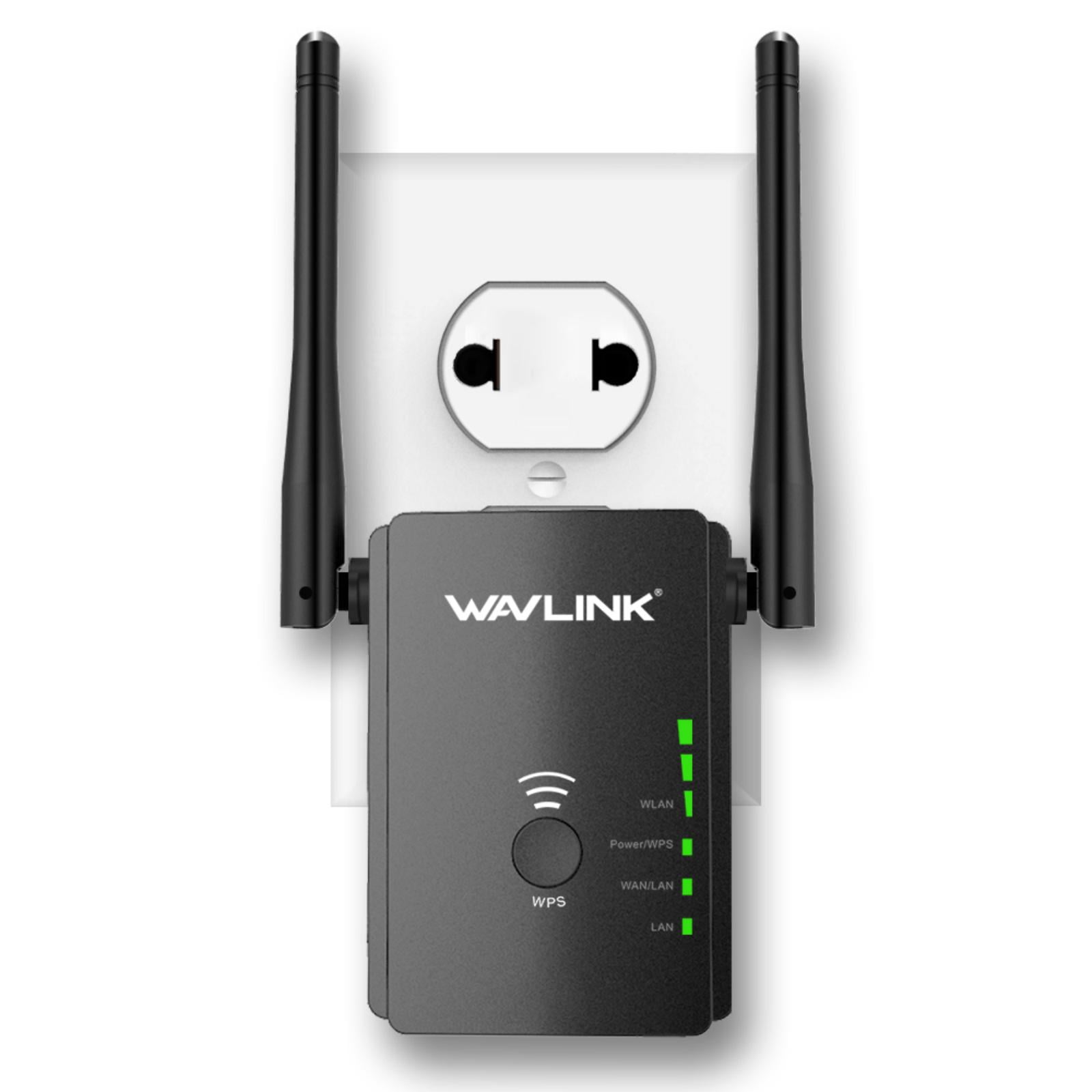 N300 Universal Range Extender/Wireless Router With 2 External Antennas -Black