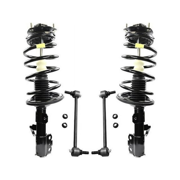 Front Strut Assembly and Sway Bar Link Kit - Compatible with 2010 - 2013 Toyota Highlander 2011 2012