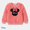 Pink, variant on Disney Mickey Mouse Girls Boys Fleece Sweatshirts Embroidered Graphic Crewneck Sweatshirts Sizes 2-6