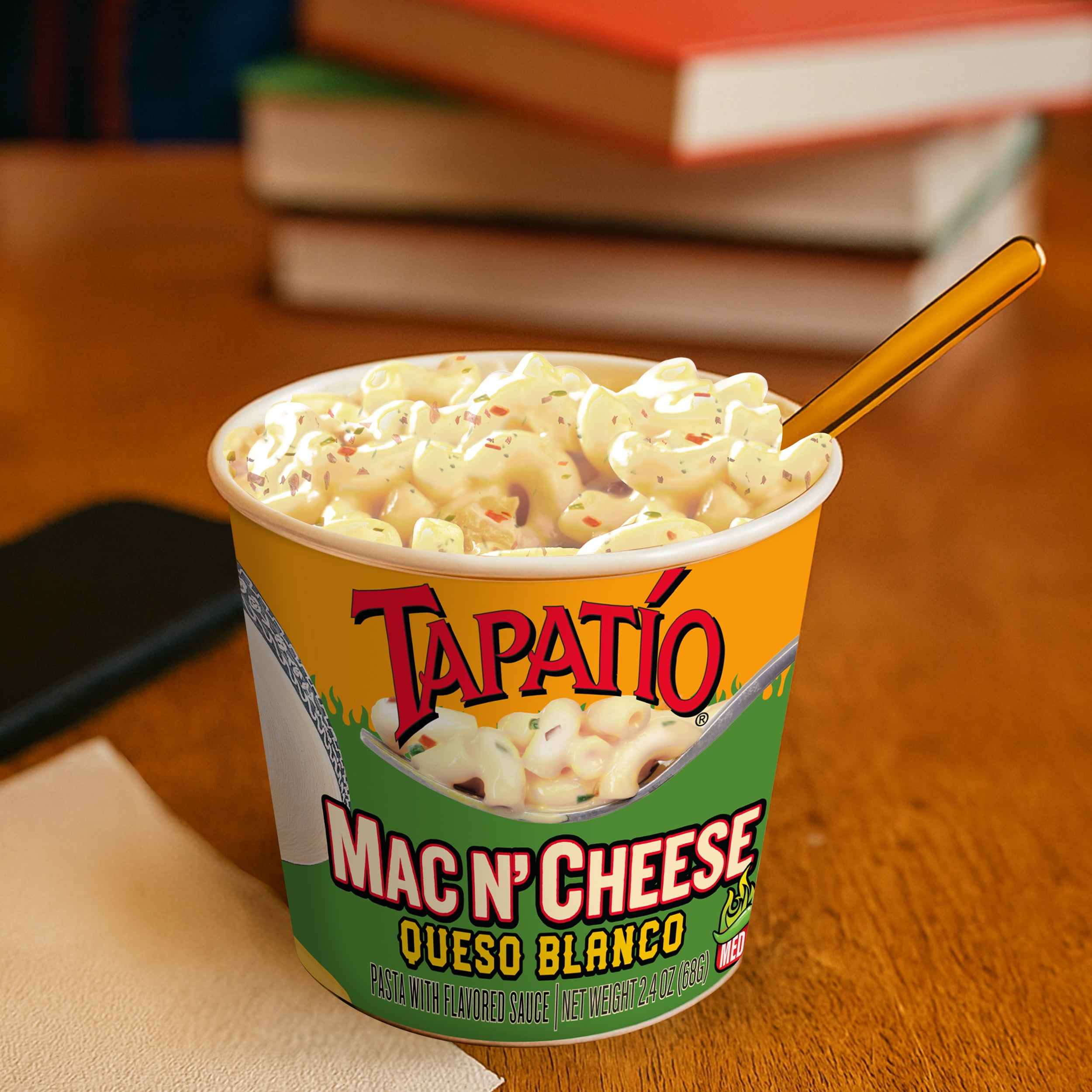 Tapatio Mac N Cheese Bowl Queso Blanco, 2.4oz