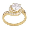 thumbnail image 2 of 4.25 Ratti 3.00 Carat Natural White Zircon Stone Gold Plated Adjustable Astrological/Purpose Ring For Men And Women Aa+ Quality-B08XMH, 2 of 8