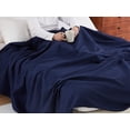 thumbnail image 4 of Manta Zaizaihome Azul Marino 229x229 cm Queen, 4 of 7