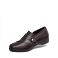 thumbnail image 1 of Zapatos DREAM PAIRS Mocasines Marrones Sin Cordones Talla 9.5, 1 of 8