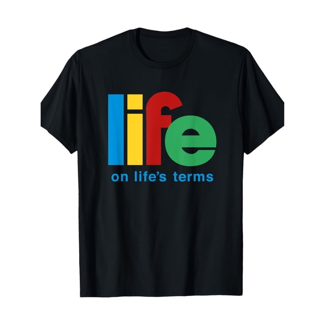 Camiseta divertida de regalo "Life On Life", "Recuperación de la sobriedad", "AA NA" (220 g, 100 % algodón)