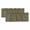 Dark Avocado Green, variant on Yellow Valances for Windows, Light Filtering Kitchen Curtain Valances 2 Panels, Pure Yellow Rod Pocket Short Window Treatments for Living Room Bedroom 42"Wx12"L
