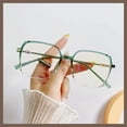 thumbnail image 5 of New Anti Blue Light Eyeglass Frame Fashionable Large Box Large Face Slimming Effect Street Photo Flat Light Mirror For Women 3, 5 of 5