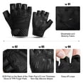 thumbnail image 7 of INBIKE Half-Finger Bicycle Gloves Unisex MTB Biking Gloves Black, 7 of 7