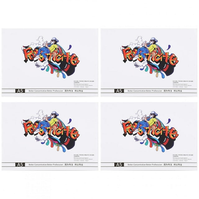 Sketch Pad4Pcs Marqueur PlasticBound Performance Puissante