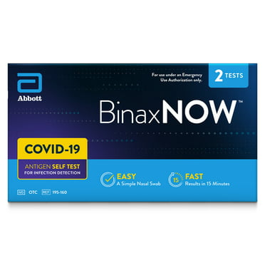 BinaxNOW COVID?19 Antigen Self Test (2 Count) 864 Pack