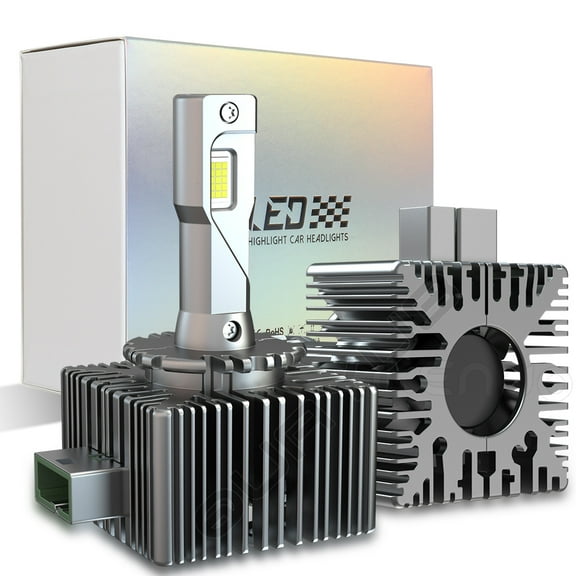 Front LED Headlight Bulb For Jeep Grand Cherokee 2014-2017 Low / High Beam Bulb 6500K Bright