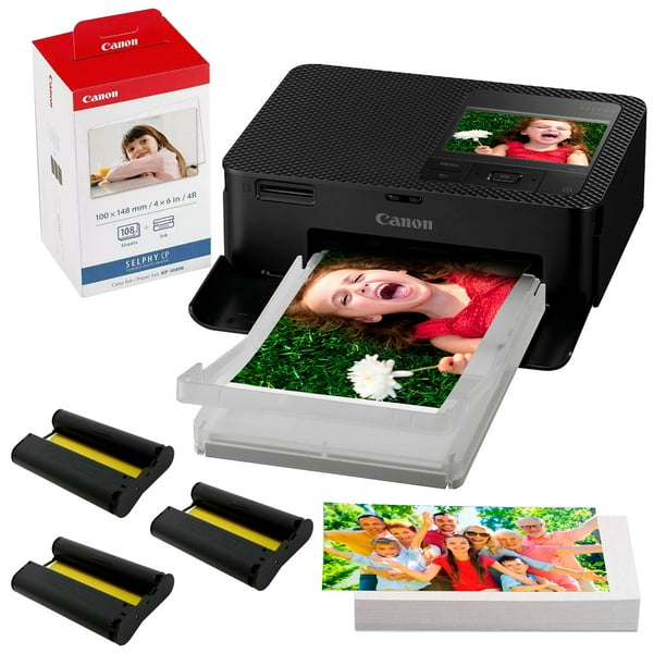 Foto Impresora Canon SELPHY CP1500 PORTATIL TRANSFERENCIA TERMICA COLOR  WIFI + KIT CON 108 HOJAS 4" X 6" Y 3 RIBBON Canon SELPHY CP1500 PORTATIL  TRANSFERENCIA TERMICA COLOR WIFI + KIT CON