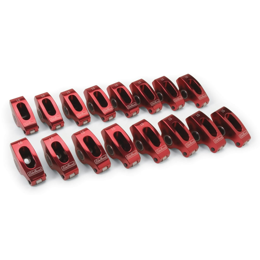 Edelbrock Rocker Arms Roller SBC 3/8In 1 5 1 Ratio Set of 16 Walmart