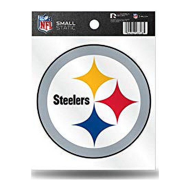 Rico NFL Pittsburgh Steelers Calcomanía Estática Pequeña