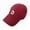 Brick Red, variant on Mens Baseball Caps Letter D Baseball Cap Adjustable Sun Hat For Casual Outdoor Activities Light Pink One Size