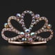 thumbnail image 2 of Mini tiara de princesa de cristal Sunnimix para el cabello, 2 of 8