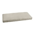 thumbnail image 2 of Sunbrella  Silver Grey Indoor/ Outdoor Bench Cushion 37" to 48", Corded 37 in w x 17 in d, 2 of 5